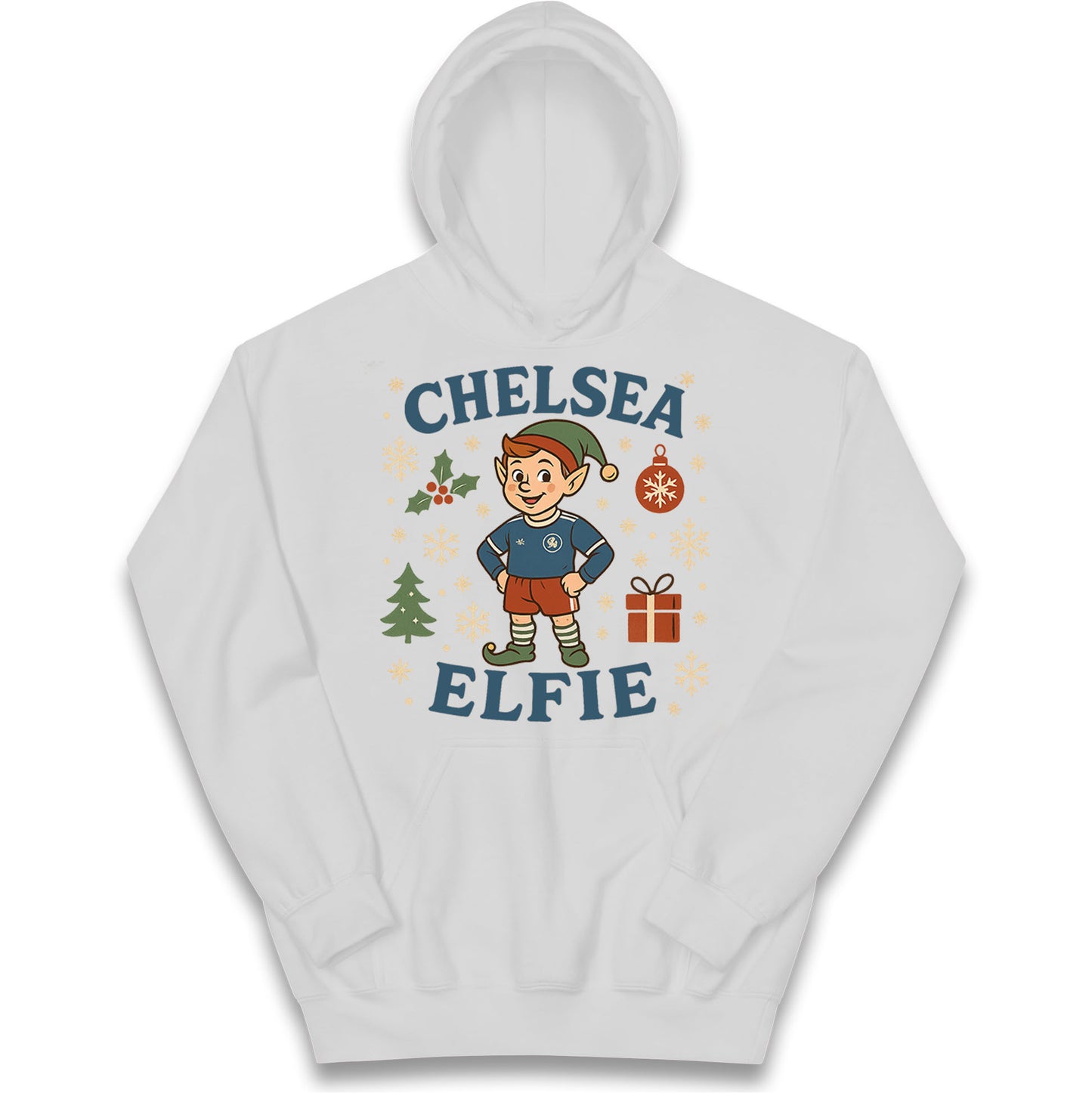 Chelsea FC Christmas Kids Hoodie