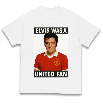 Elvis Presley Mnchester United Kids T Shirt