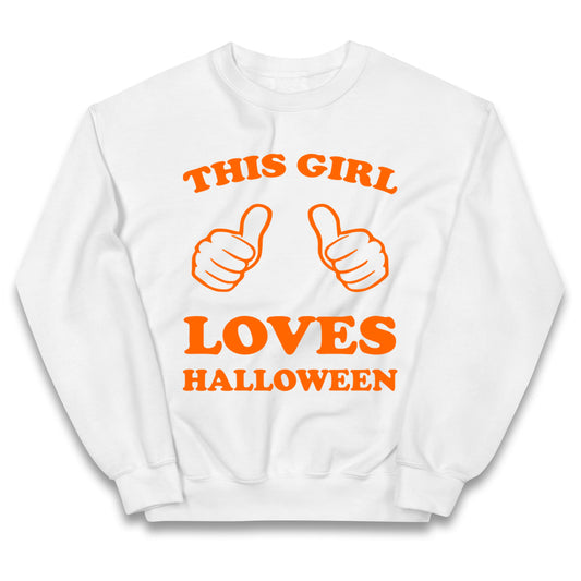 This Girl Loves Halloween Jumper

