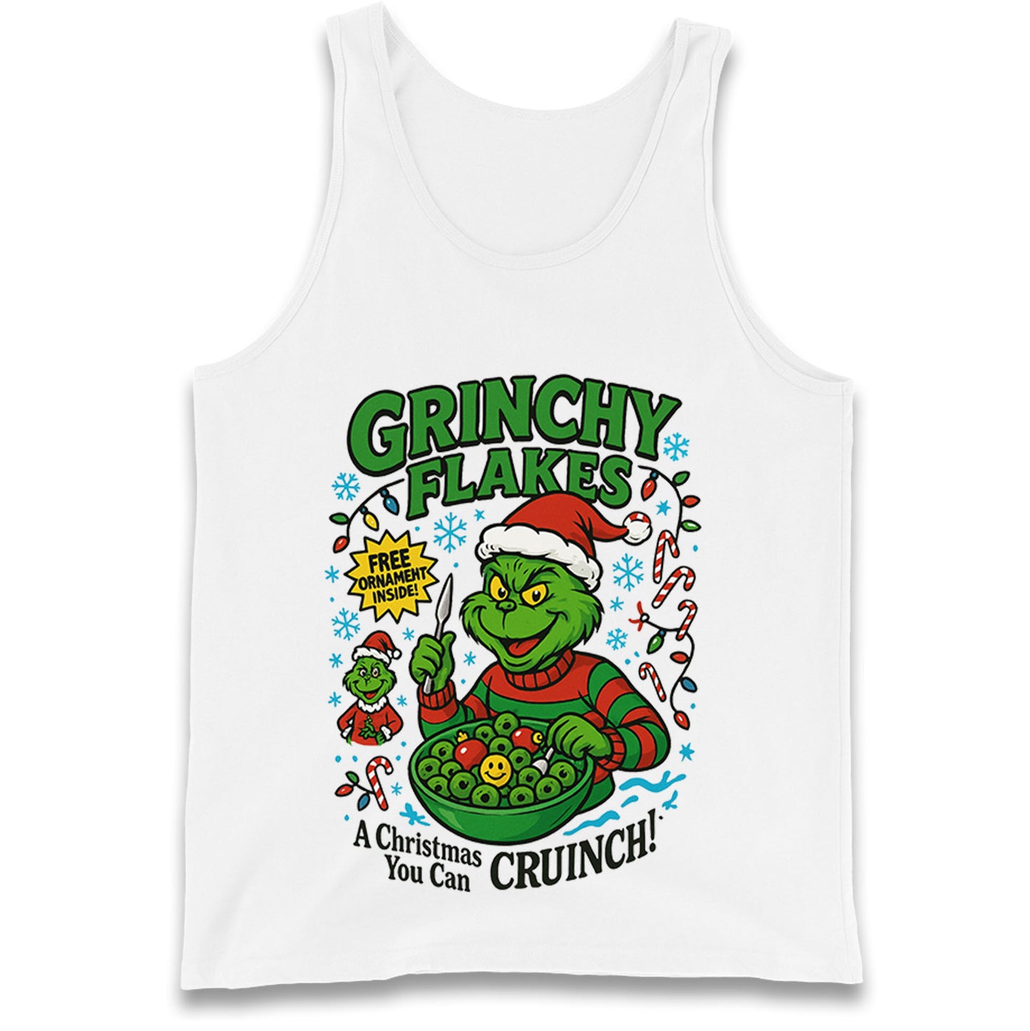 Grinch Christmas Tank Top