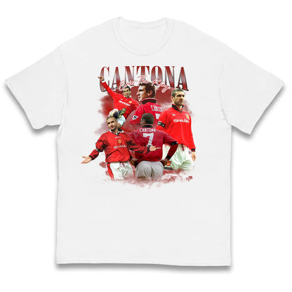 Retro Cantona Bootleg Football Kids T Shirt