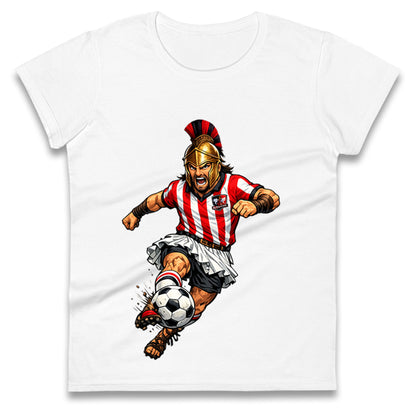 Retro Exeter City Football Ladies T Shirt