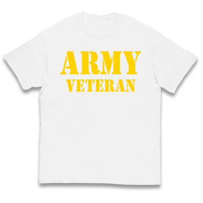 Army Veteran Kids T Shirt 