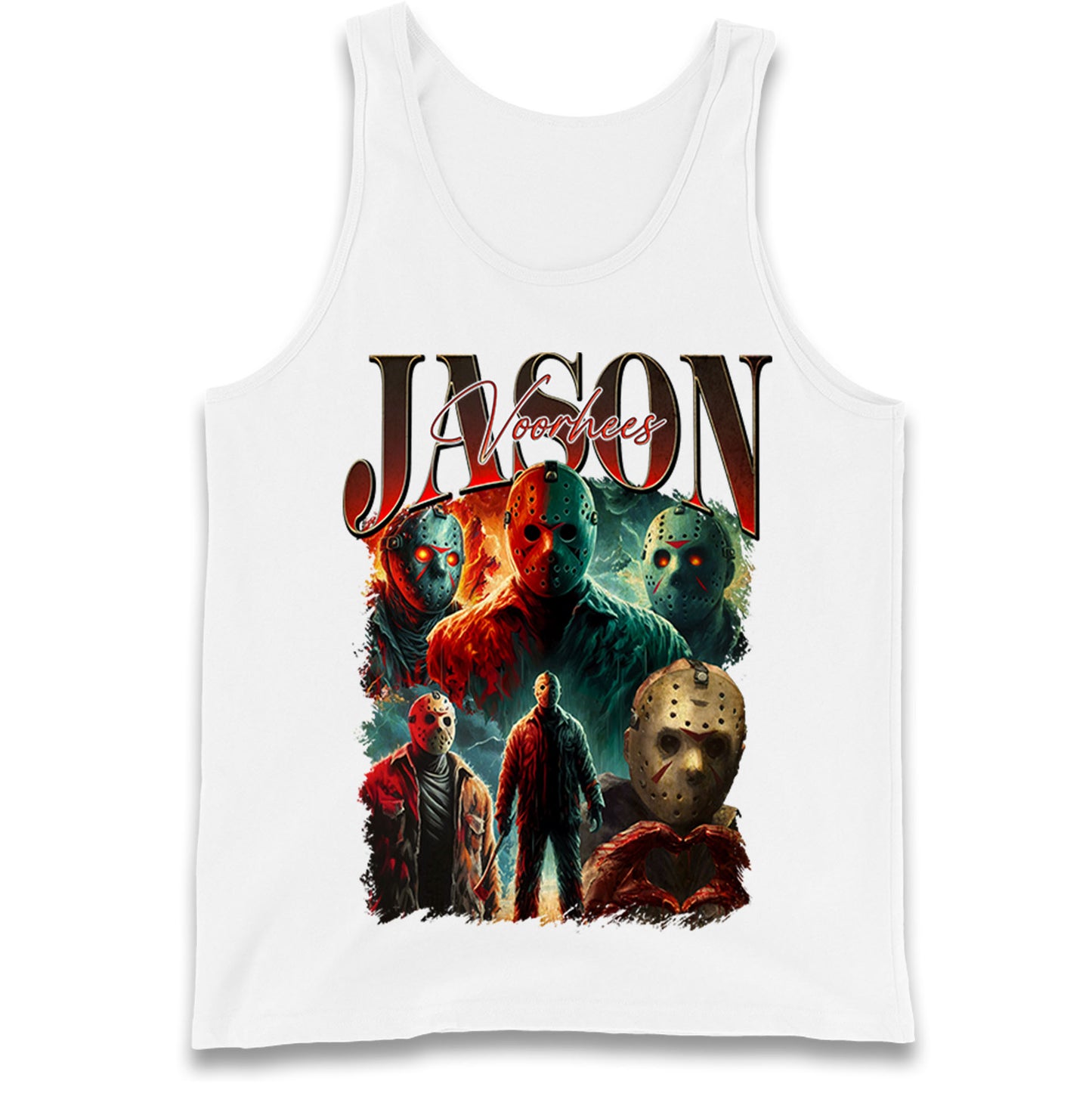 Jason voorhees Bootleg Halloween Tank Top