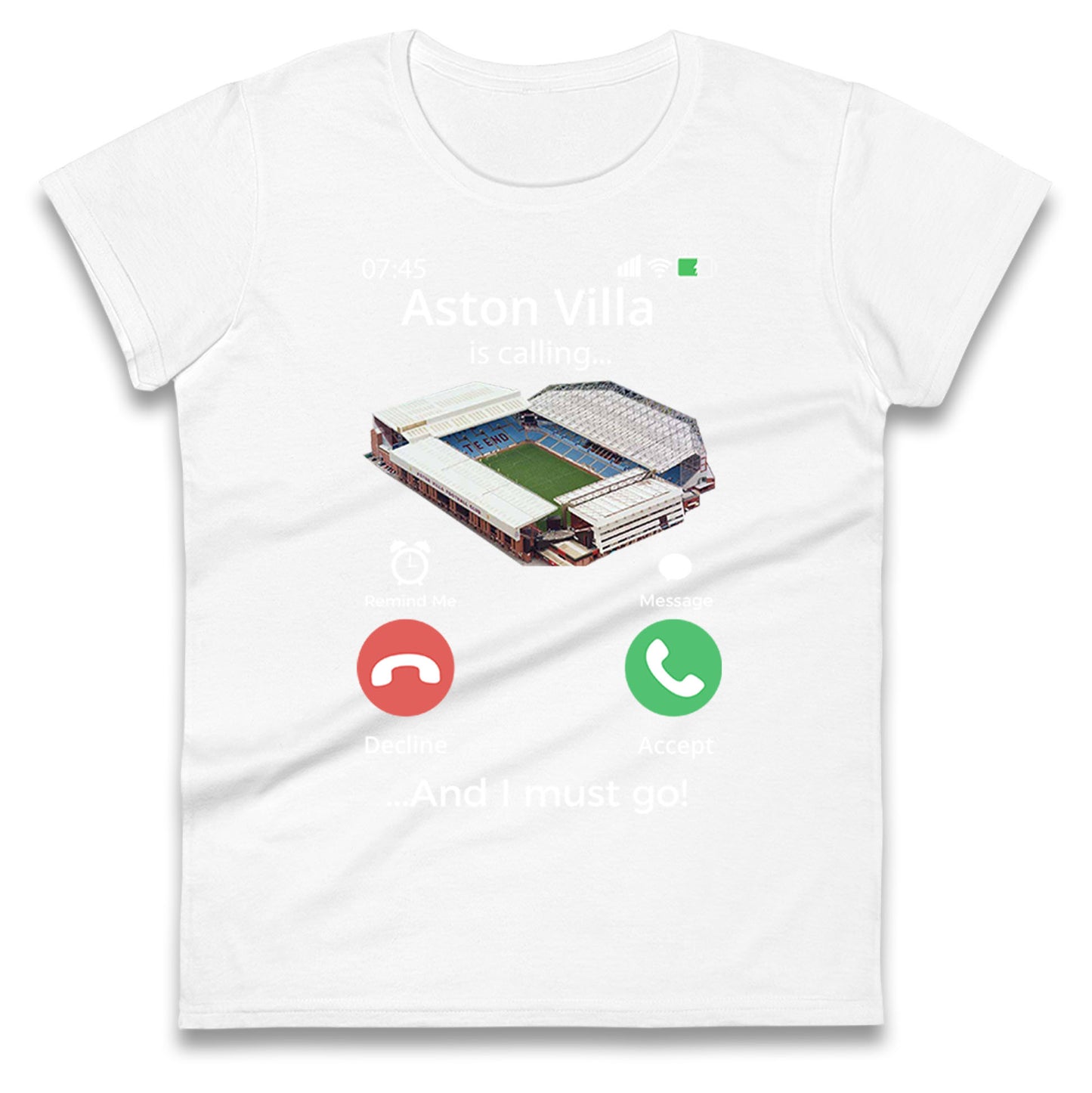 aston villa womens t shirt