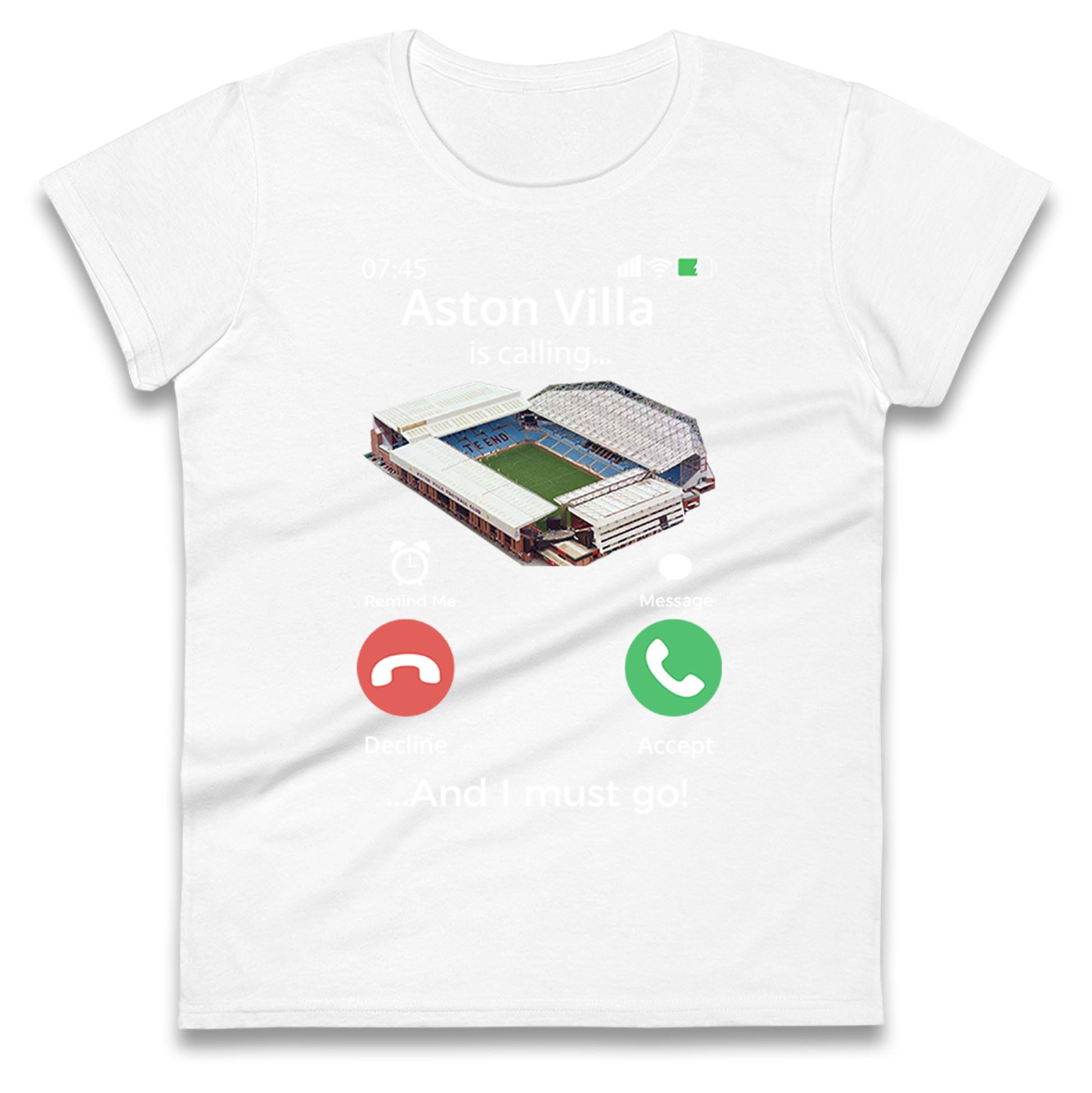 aston villa womens t shirt