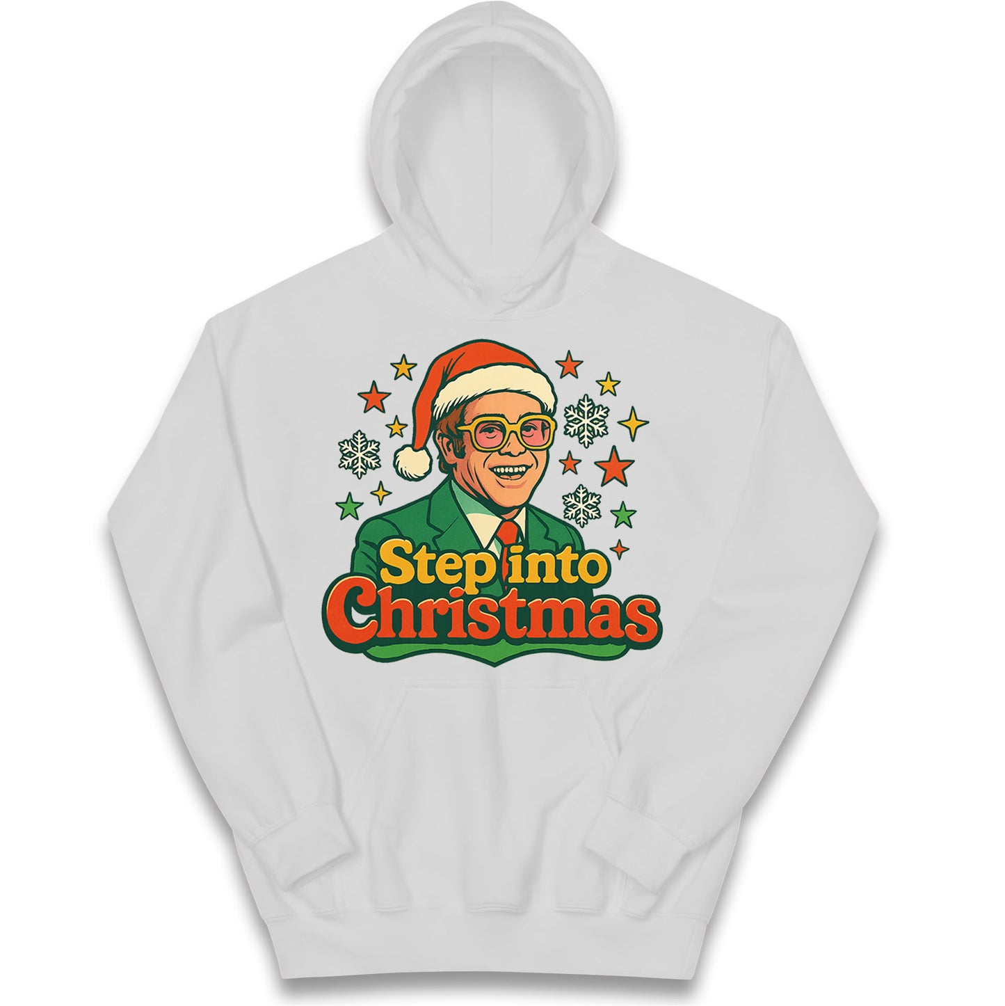 Elton John Christmas Kids Hoodie 
