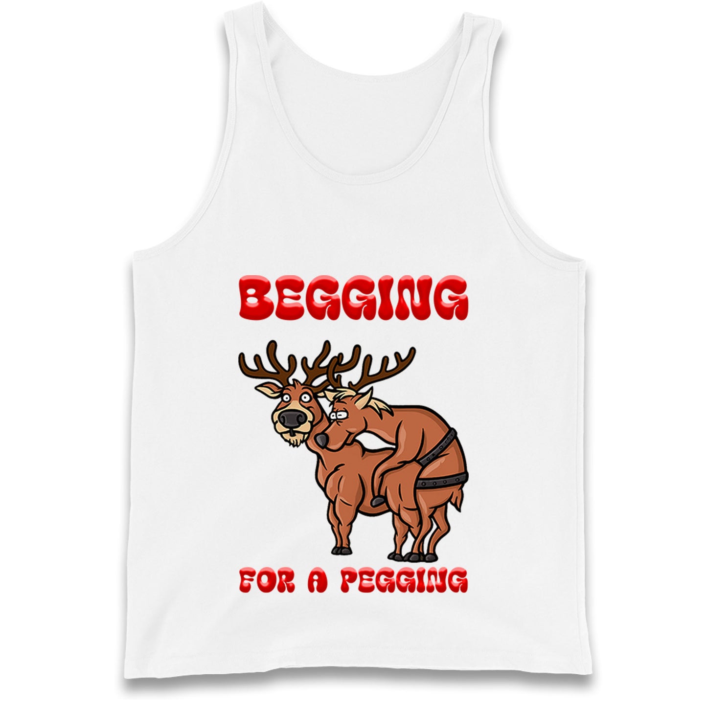 Deer Christmas Tank Top