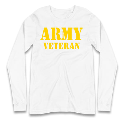 Army Veteran Longsleeve T Shirt