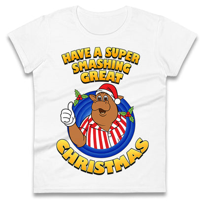 Bullseye Christmas Ladies T Shirt
