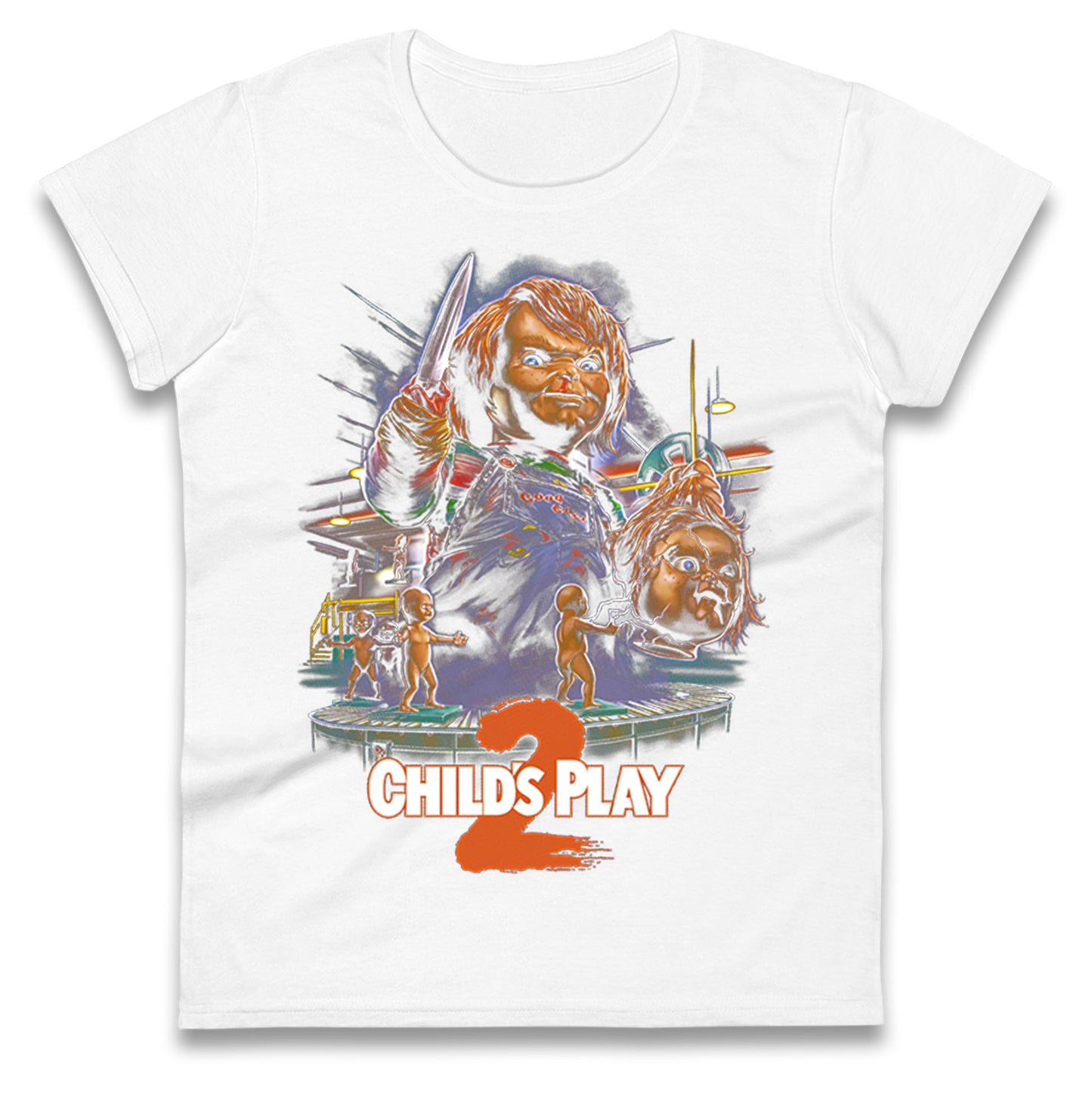 Childs Play 2 Movie Ladies T Shirt
