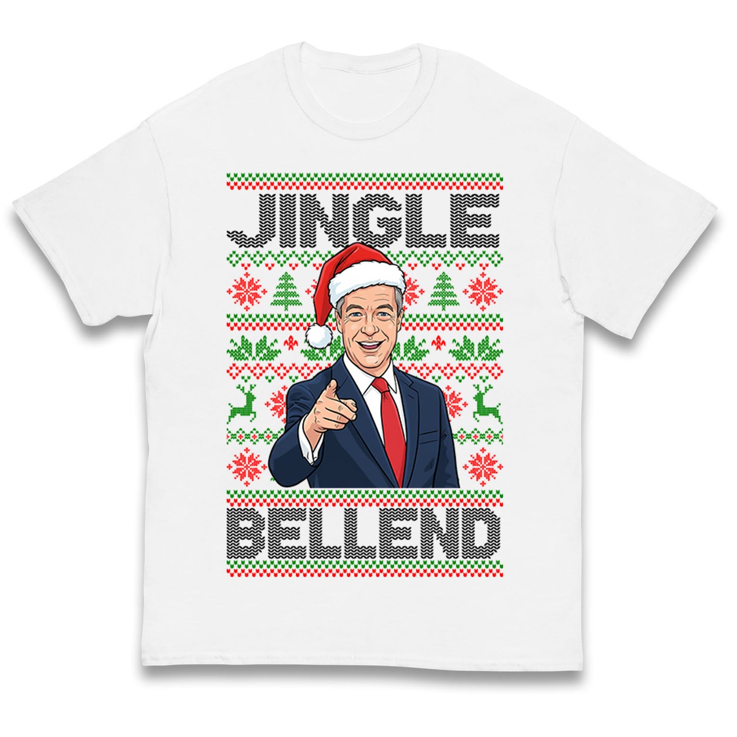 Nigel Farage Christmas Kids T Shirt