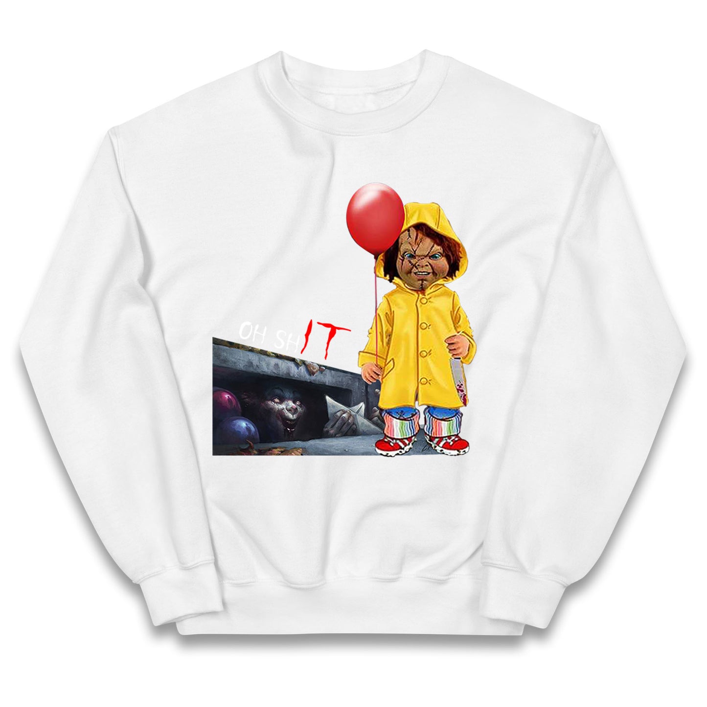 Chucky Doll Horror Halloween Kids Jumper