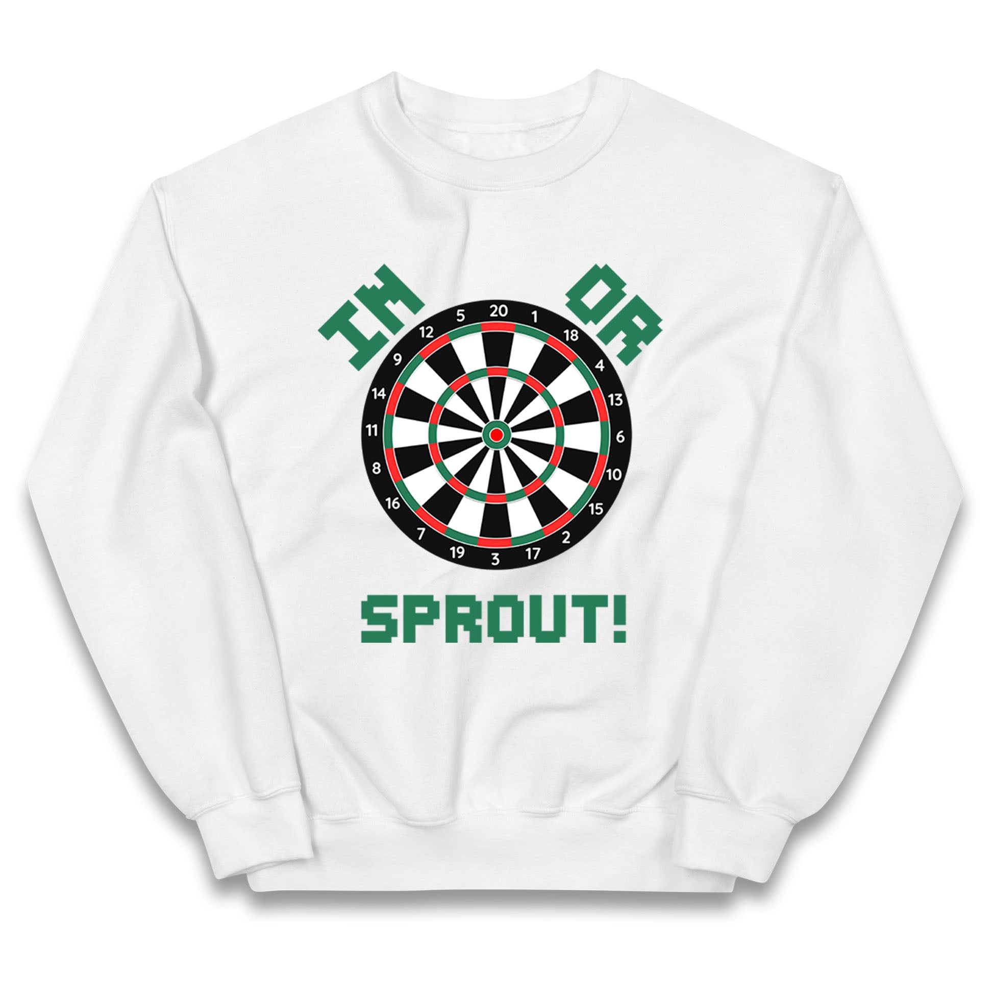 dartboard christmas jumper