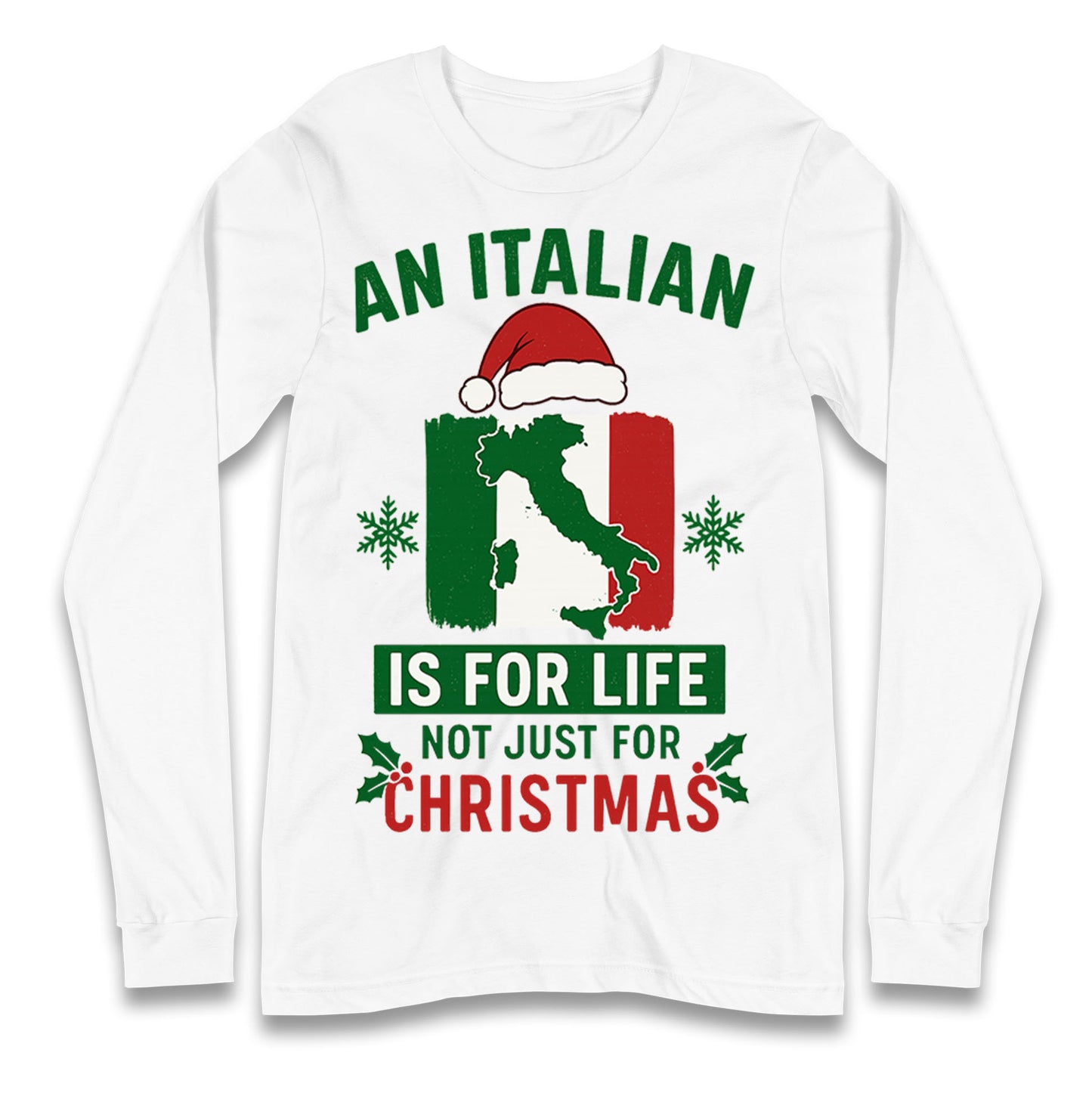 Italian Christmas Longsleeve T Shirt