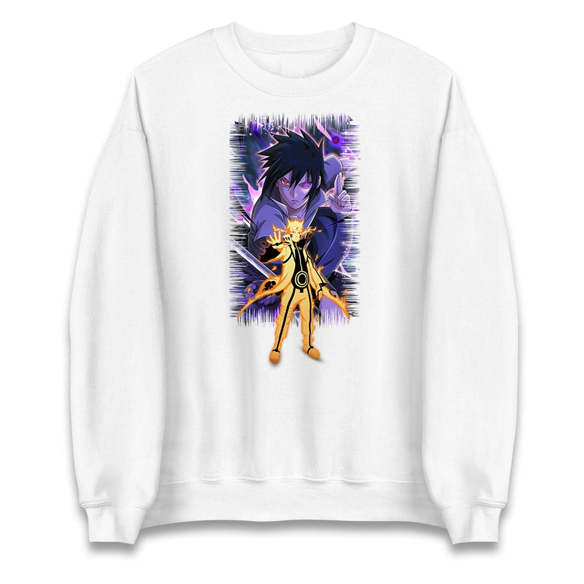 sasuke uchiha and naruto uzumaki sweatshirt