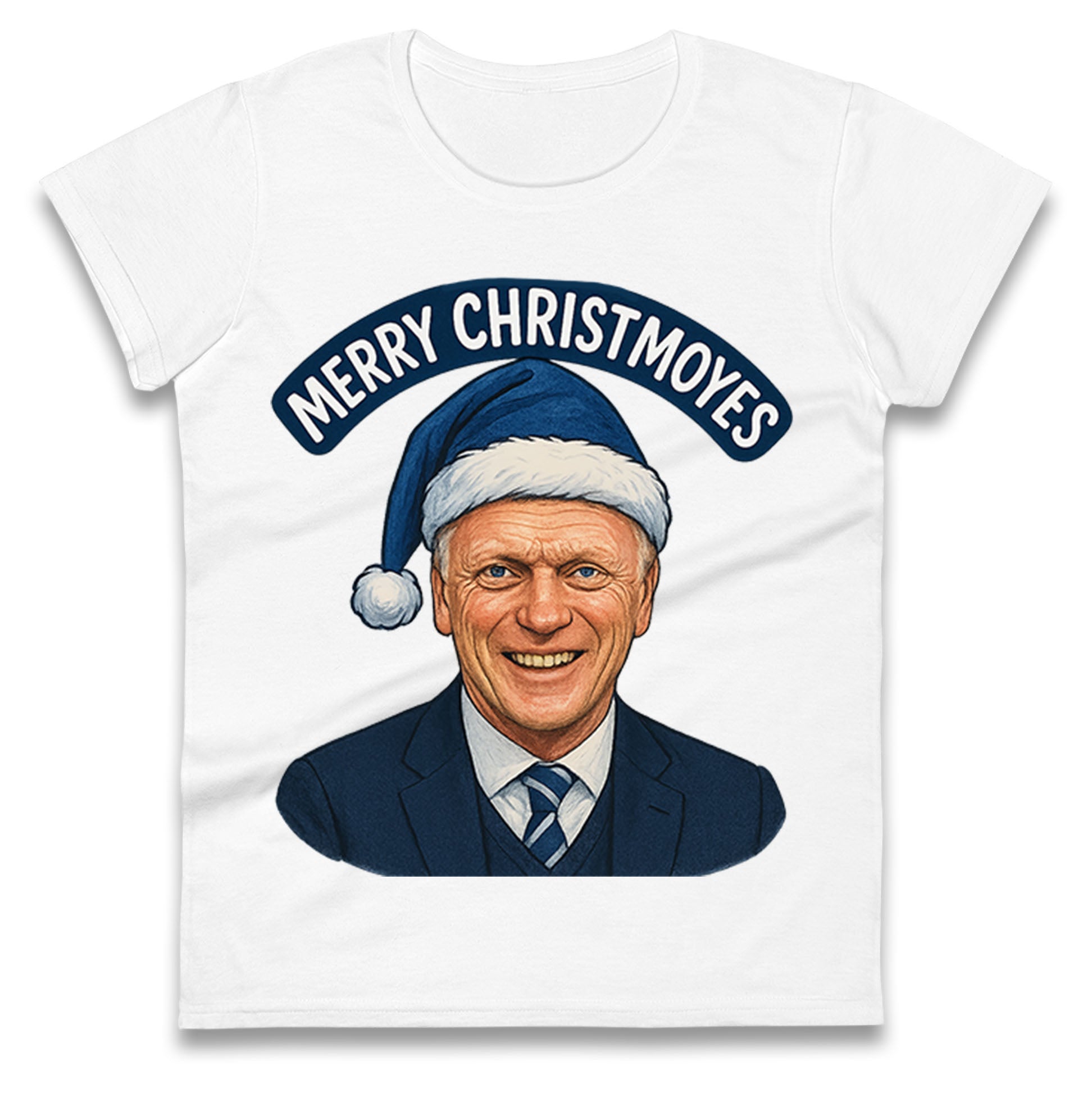 Everton Christmas Ladies T Shirt