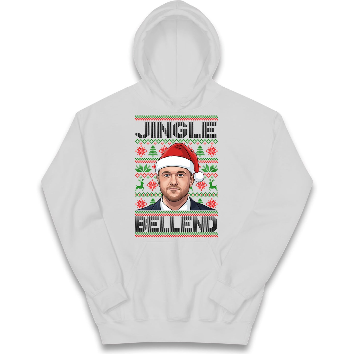 Tommy Robinson Jingle Bell Kids Hoodie