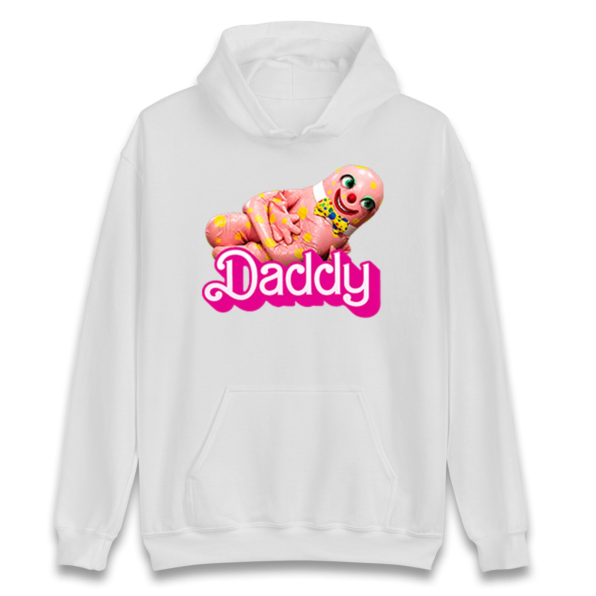 Funny Mr Blobby Daddy 90s Retro Hoodie