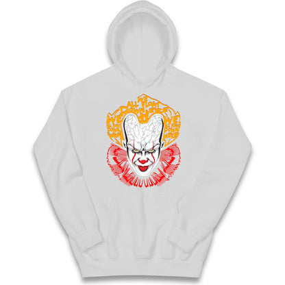 Pennywise Scary Clown Halloween Hoodie
