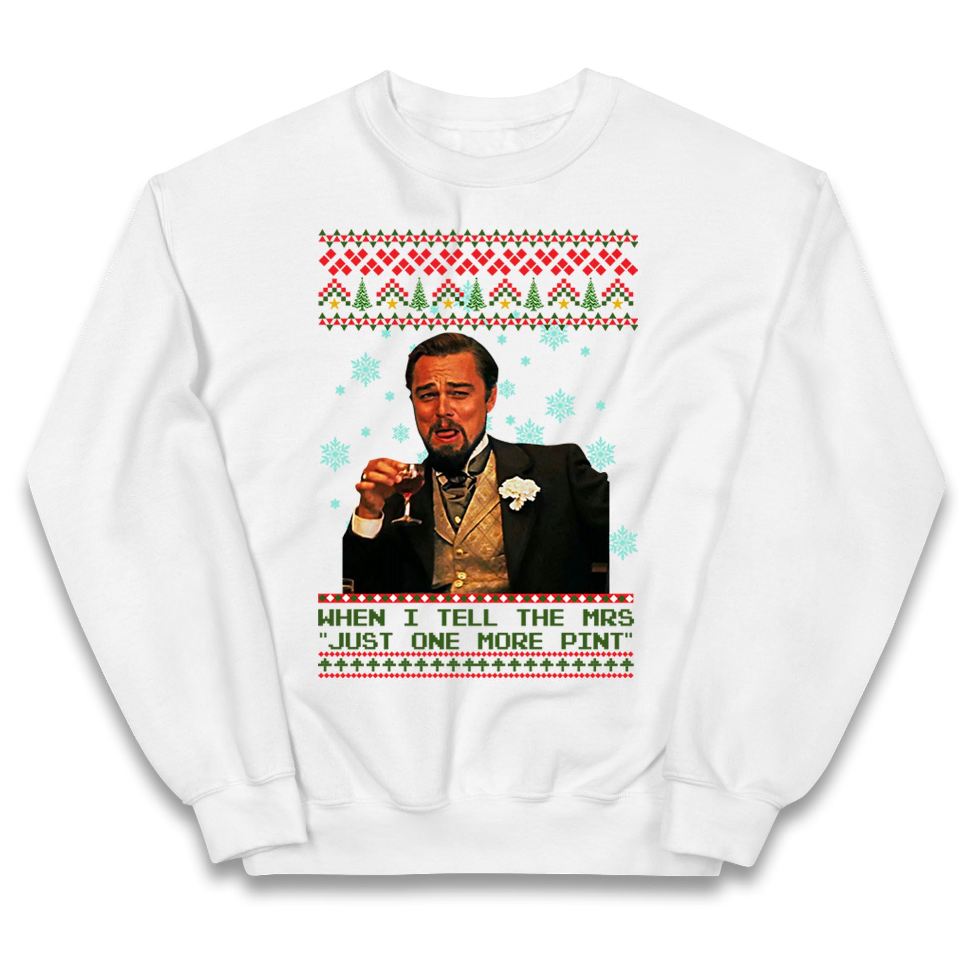 leonardo dicaprio christmas jumper
