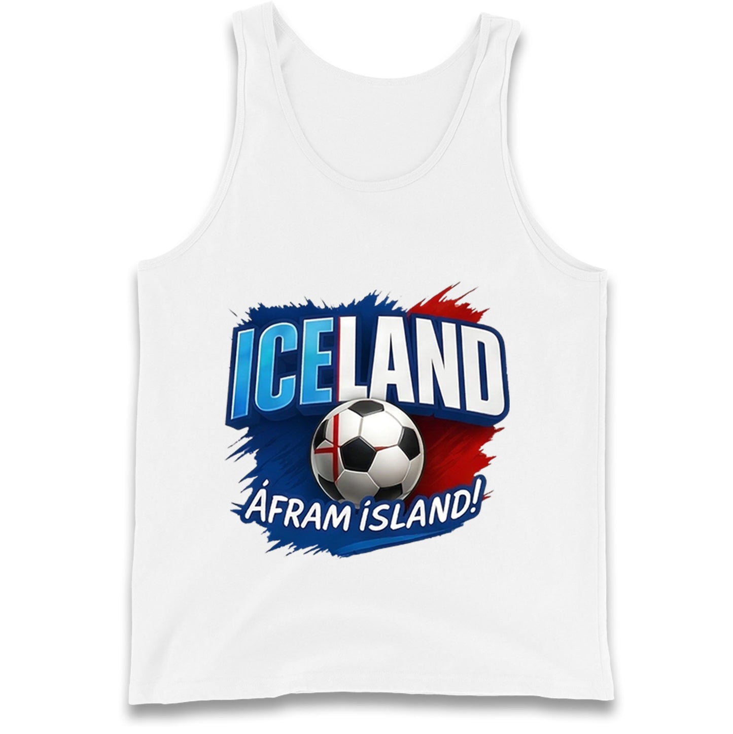 Iceland Retro World Cup Tank Top