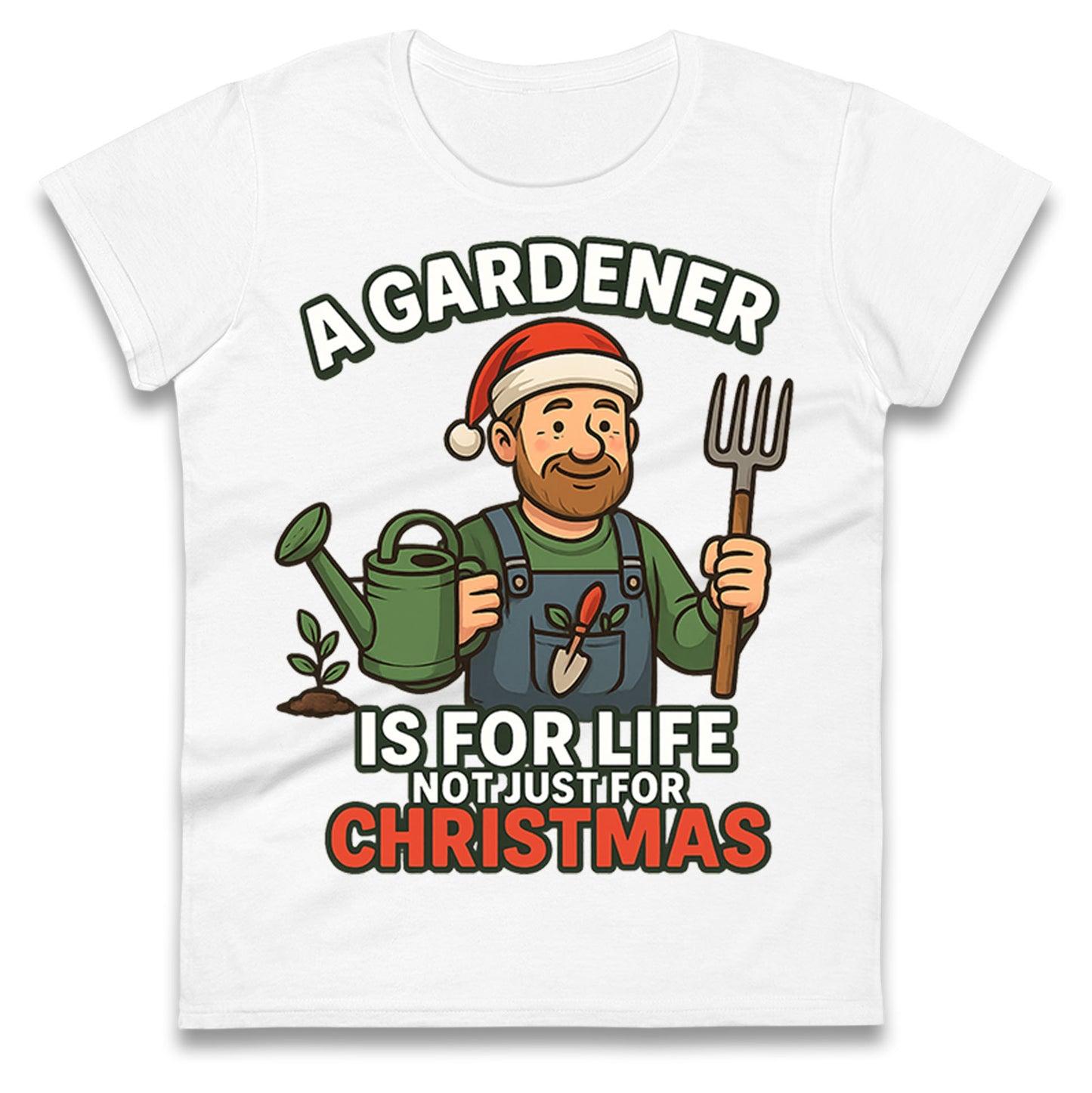 Gardener Christmas Ladies T Shirt