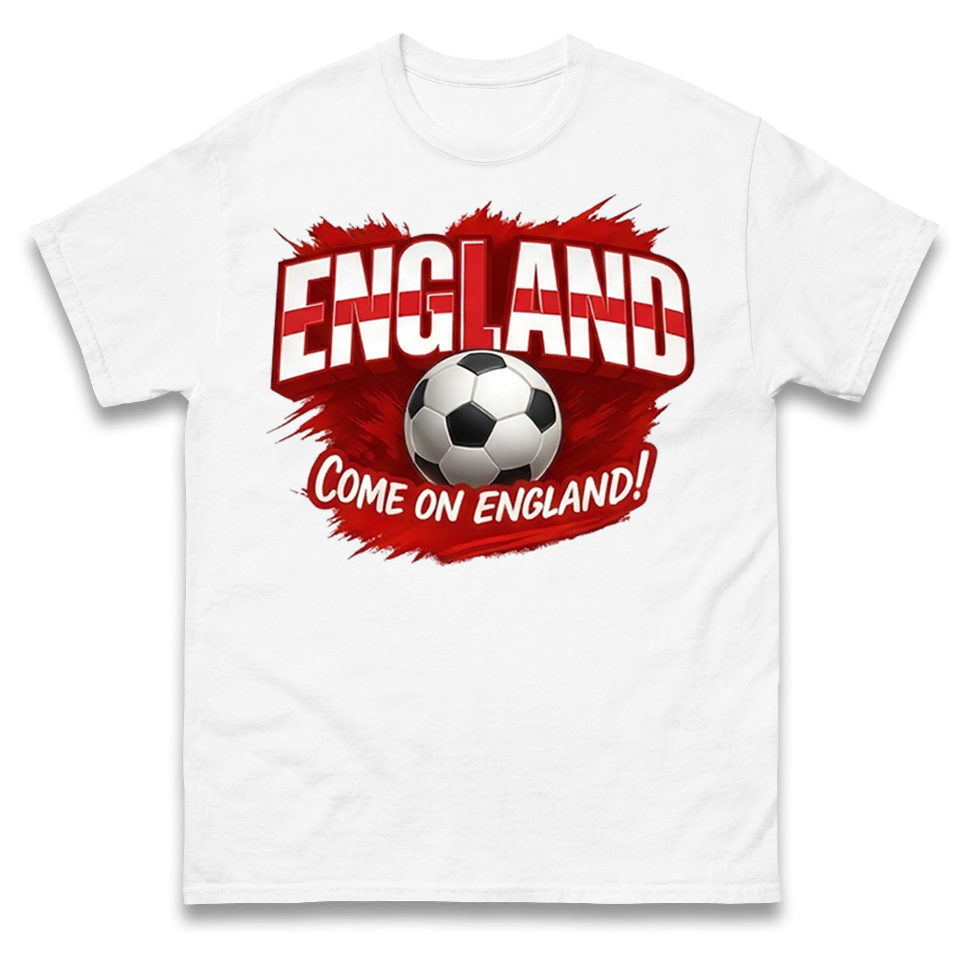 England Retro World Cup T Shirt