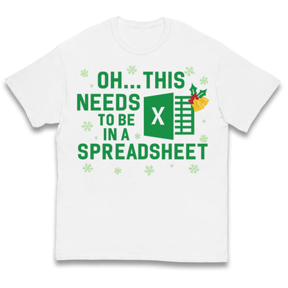 Excel Christmas Kids T Shirt