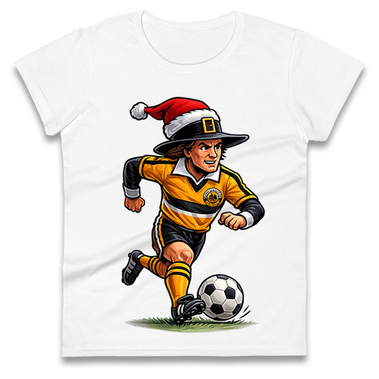 Boston United Christmas Ladies T Shirt 