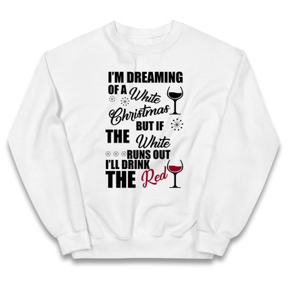 Wine Christmas Kids Jumper