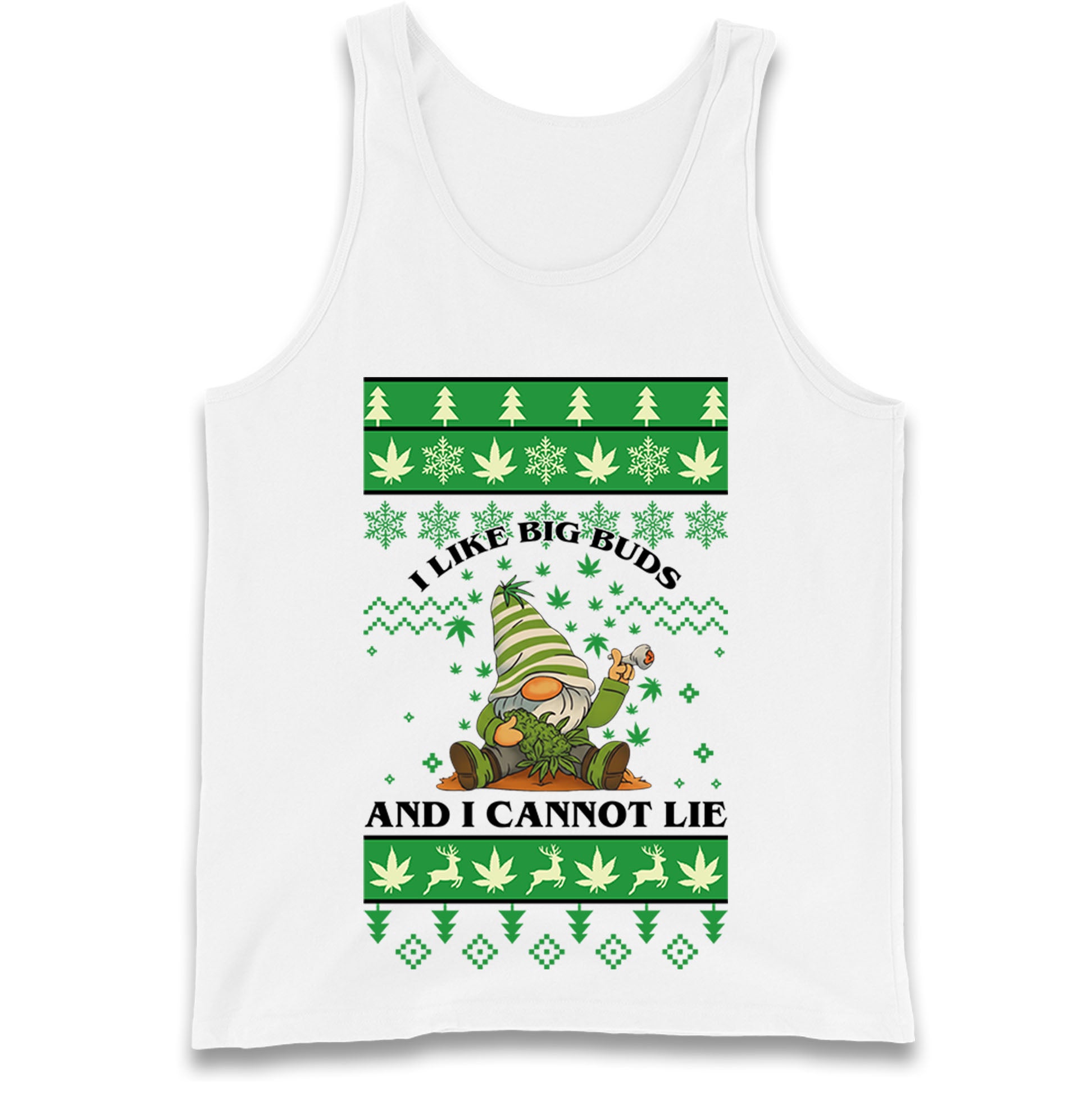 Cannabis Christmas Tank Top
