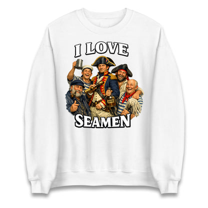 I Love Seamen Funny Cringe Meme Offensive  Jumper