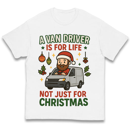 Van Driver Christmas Kids T Shirt