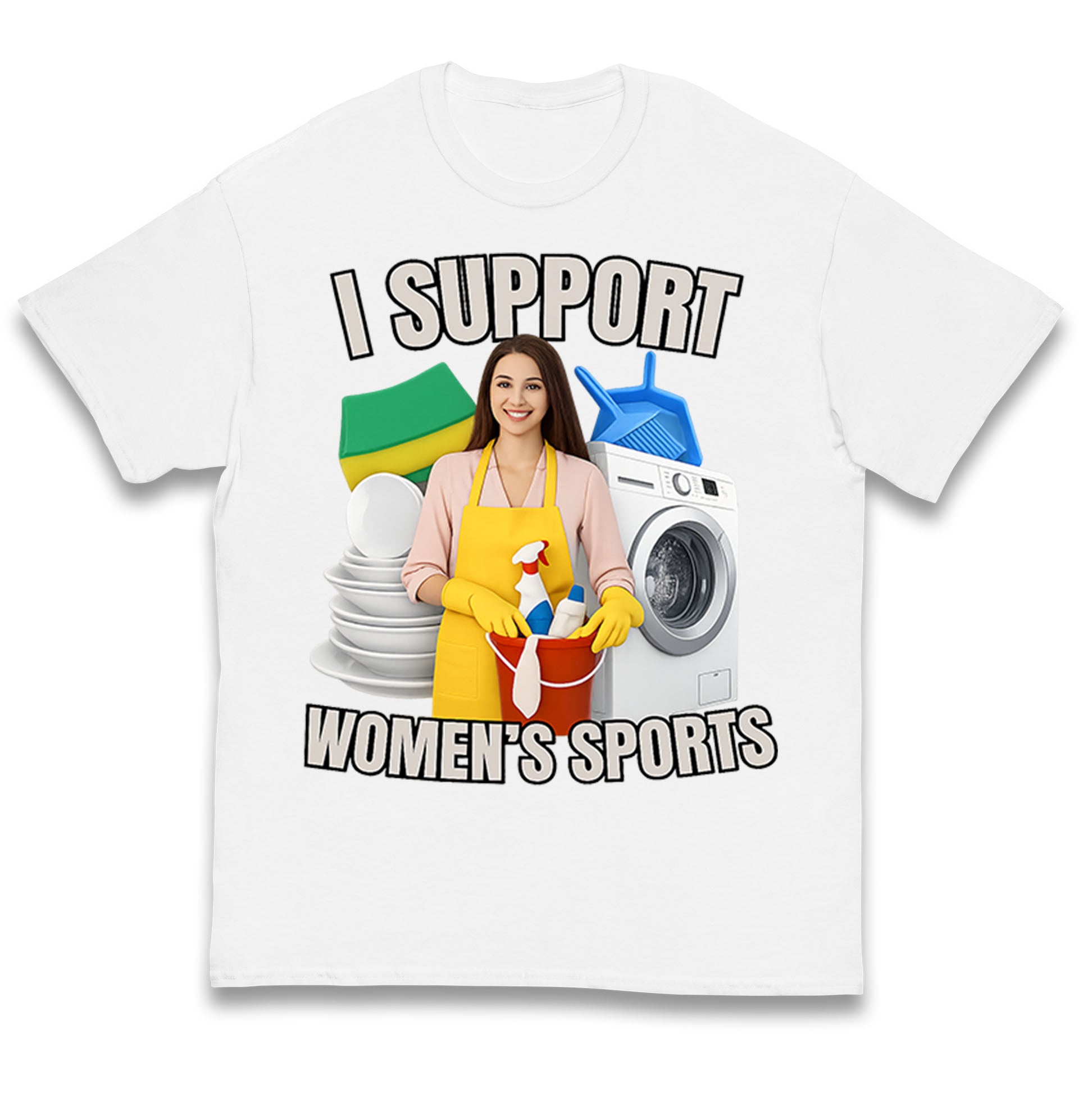 I Support Women's Sports Kids T Shirt 