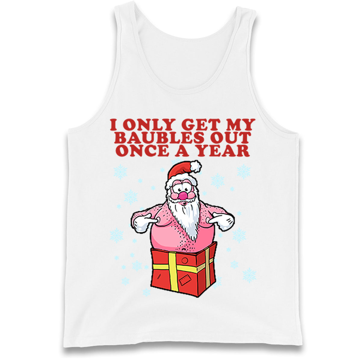 Fat Santa Christmas Funny Tank Top