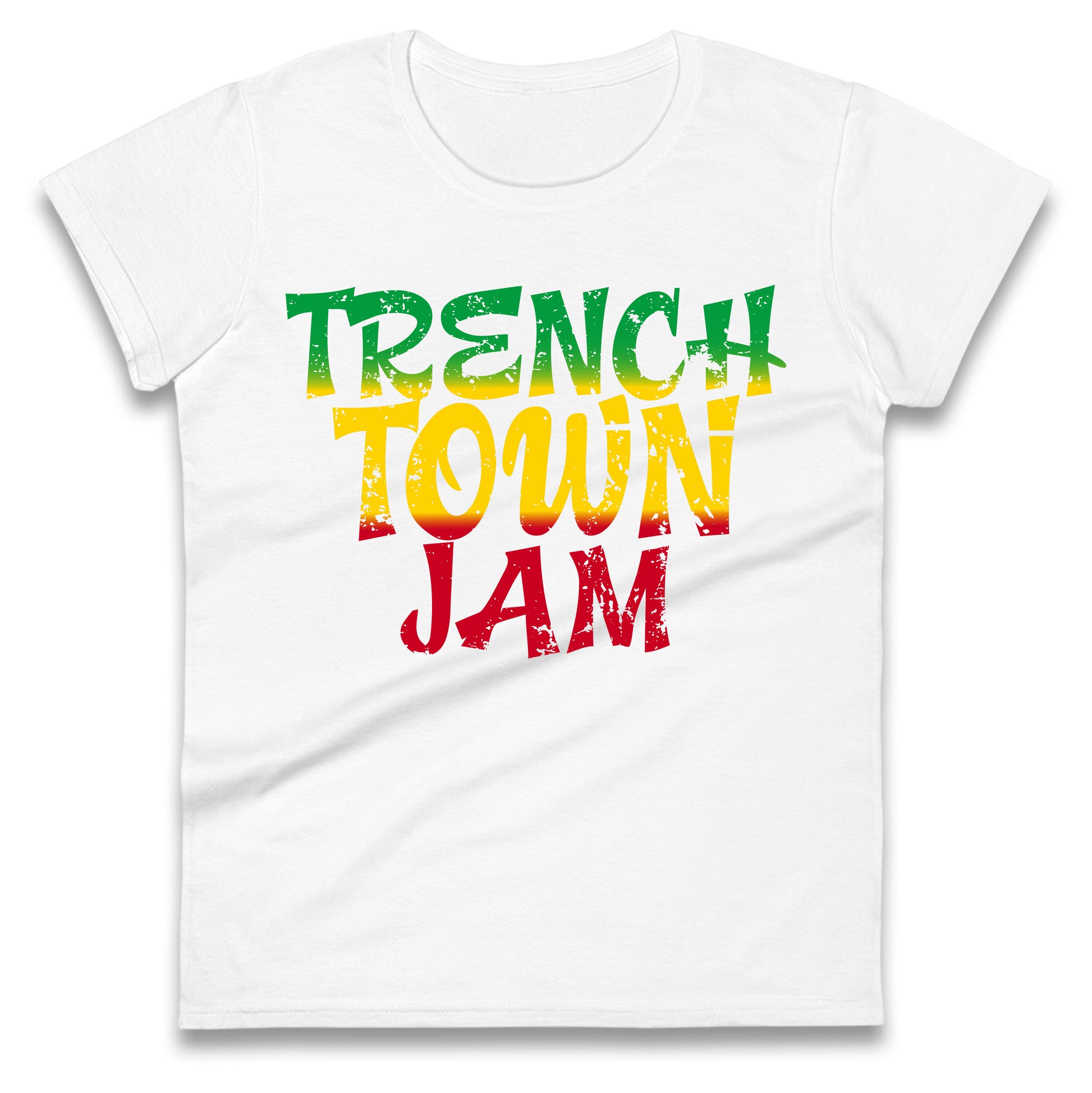 Trench Town Jamaica  Ladies T Shirt