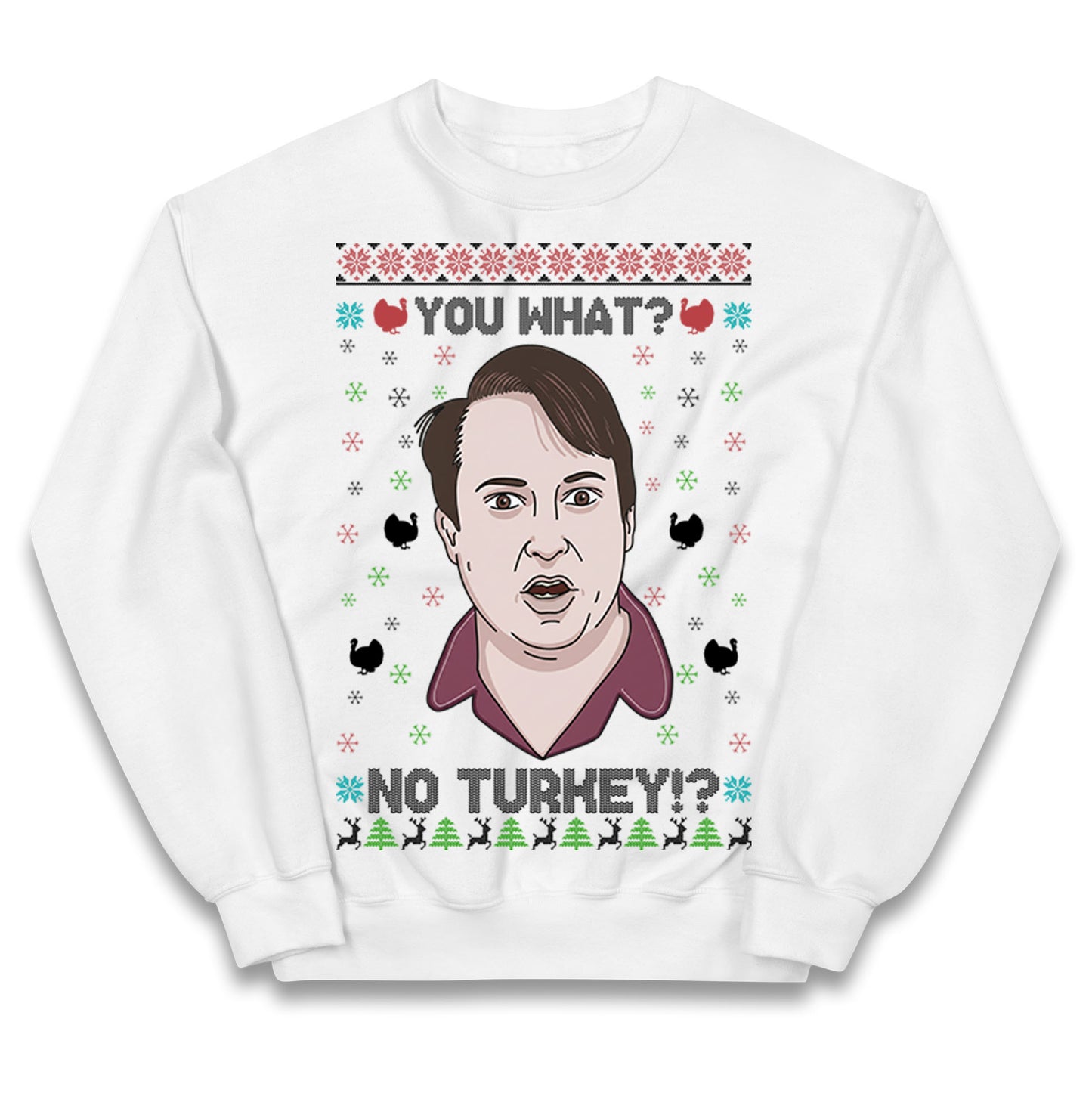 Peep Show Christmas Kids Jumper