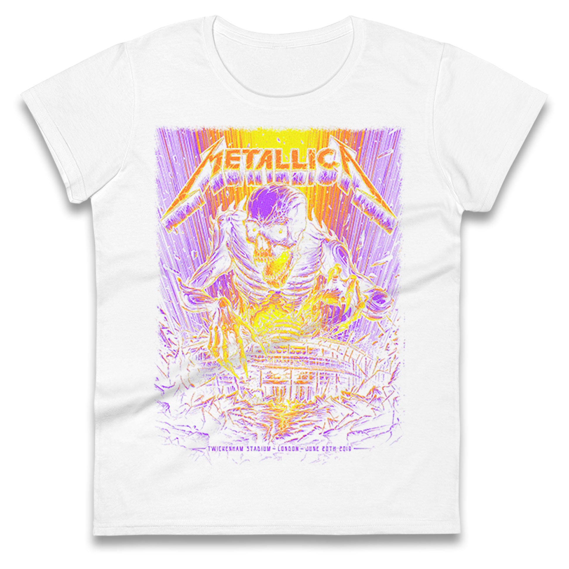 Metallica Twickenham Stadium Ladies T Shirt