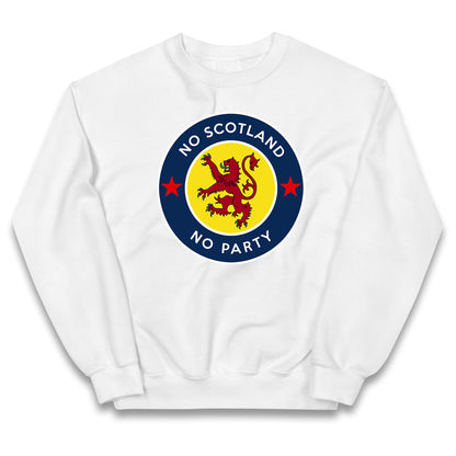 No Scotland No Party Kids Jumper