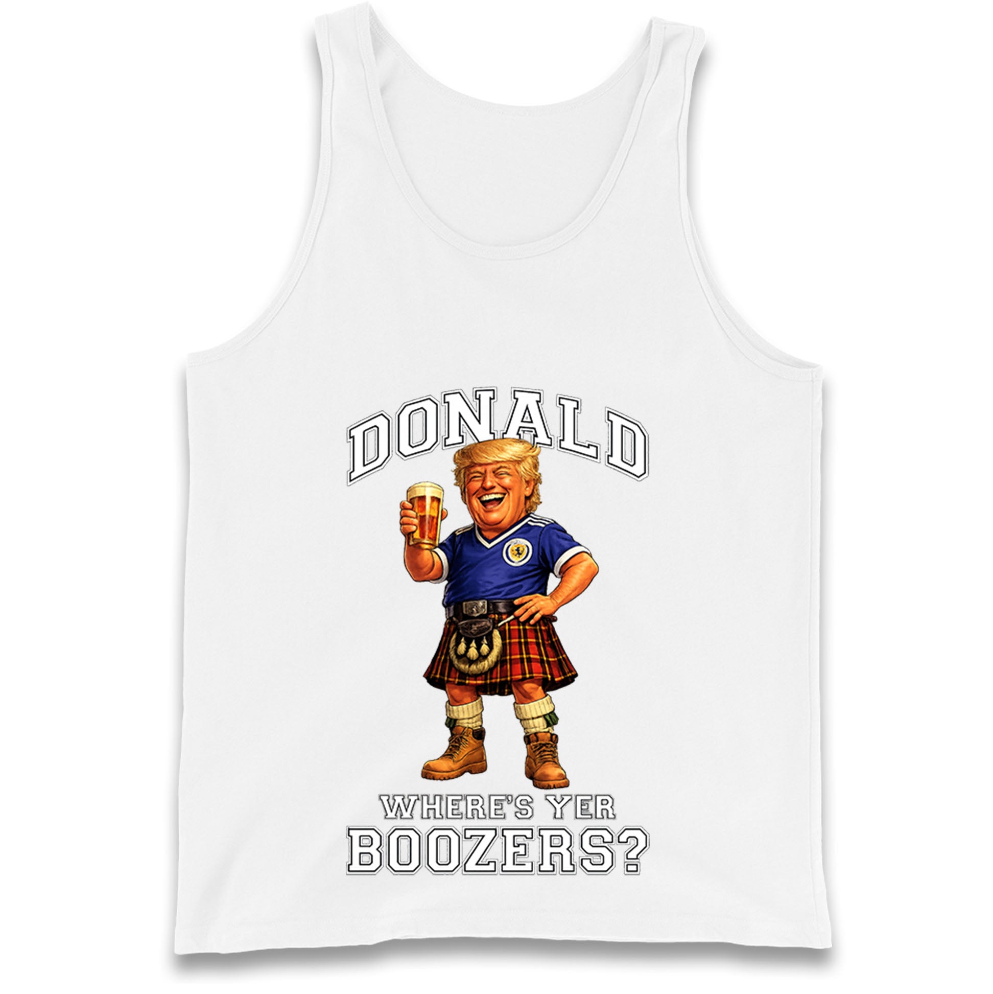 Donald Trump Scotland World Cup Tank Top