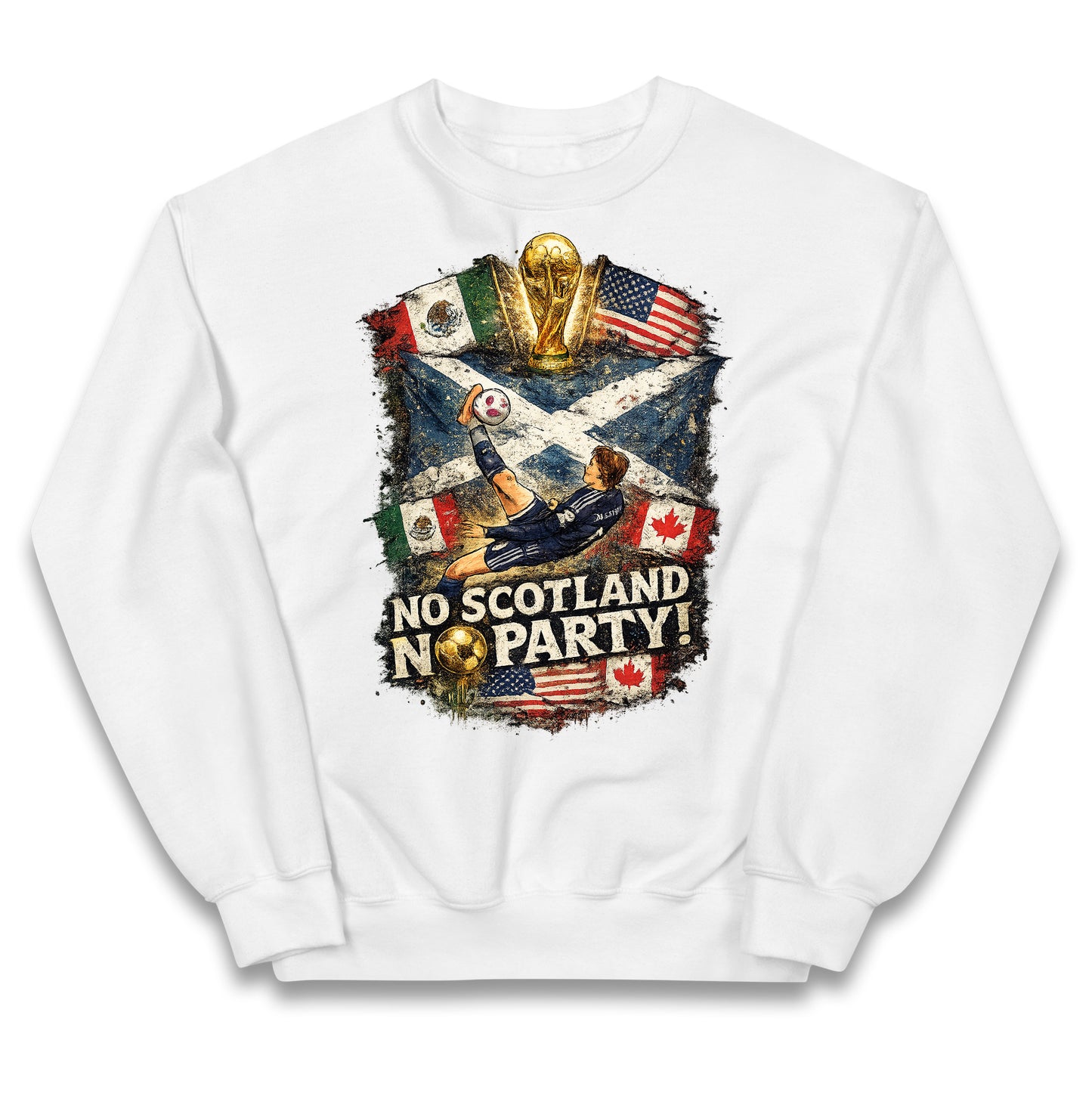 No Scotland No Party World Cup 2026 Kids Jumper