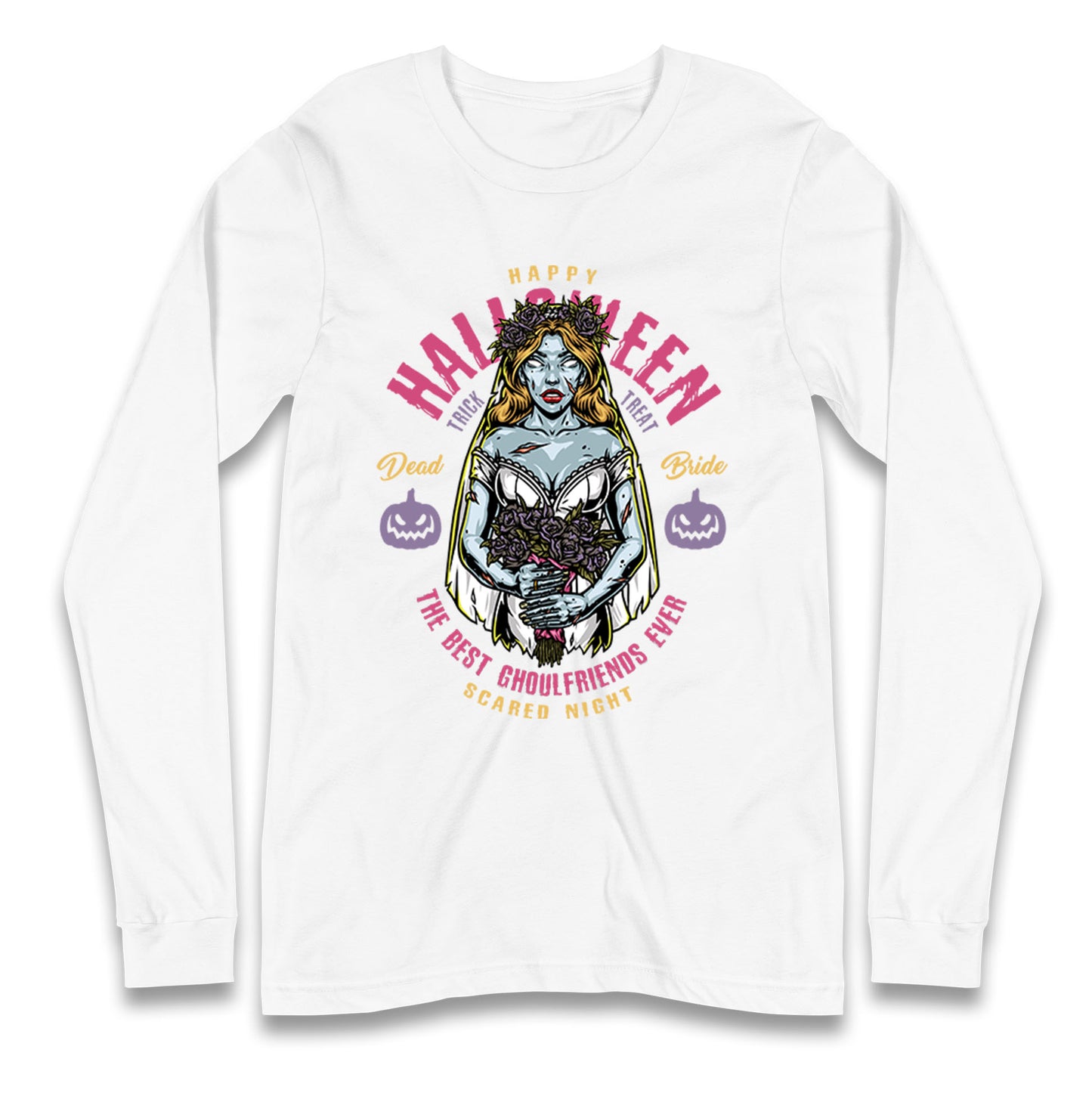 Halloween Ghoulfriends Longsleeve T Shirt