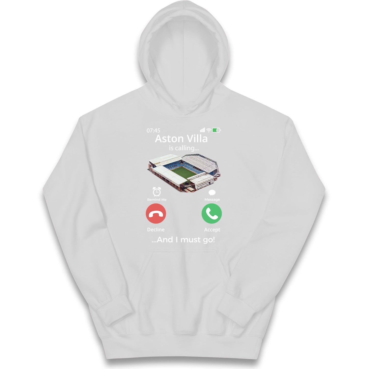 aston villa kids hoodie