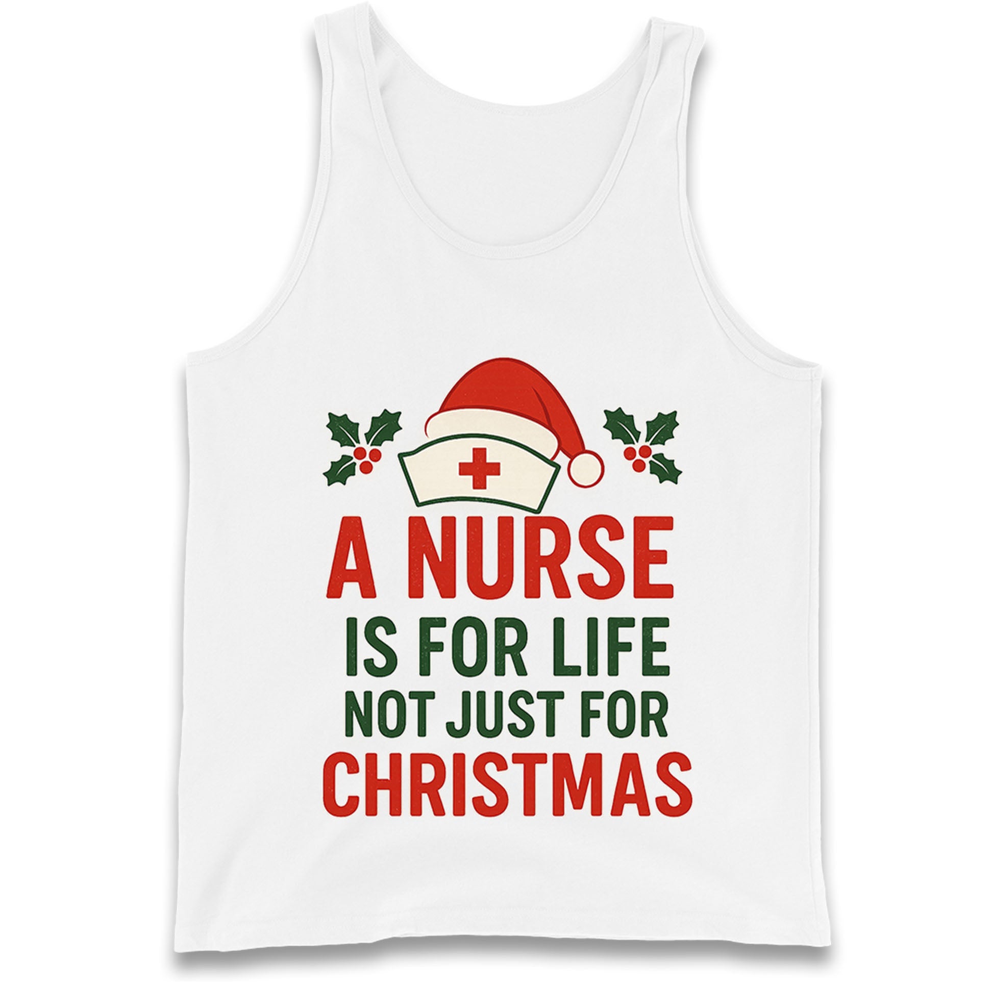 Nursing Christmas Tank Top