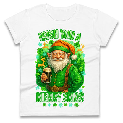 Irish Christmas Ladies T Shirt