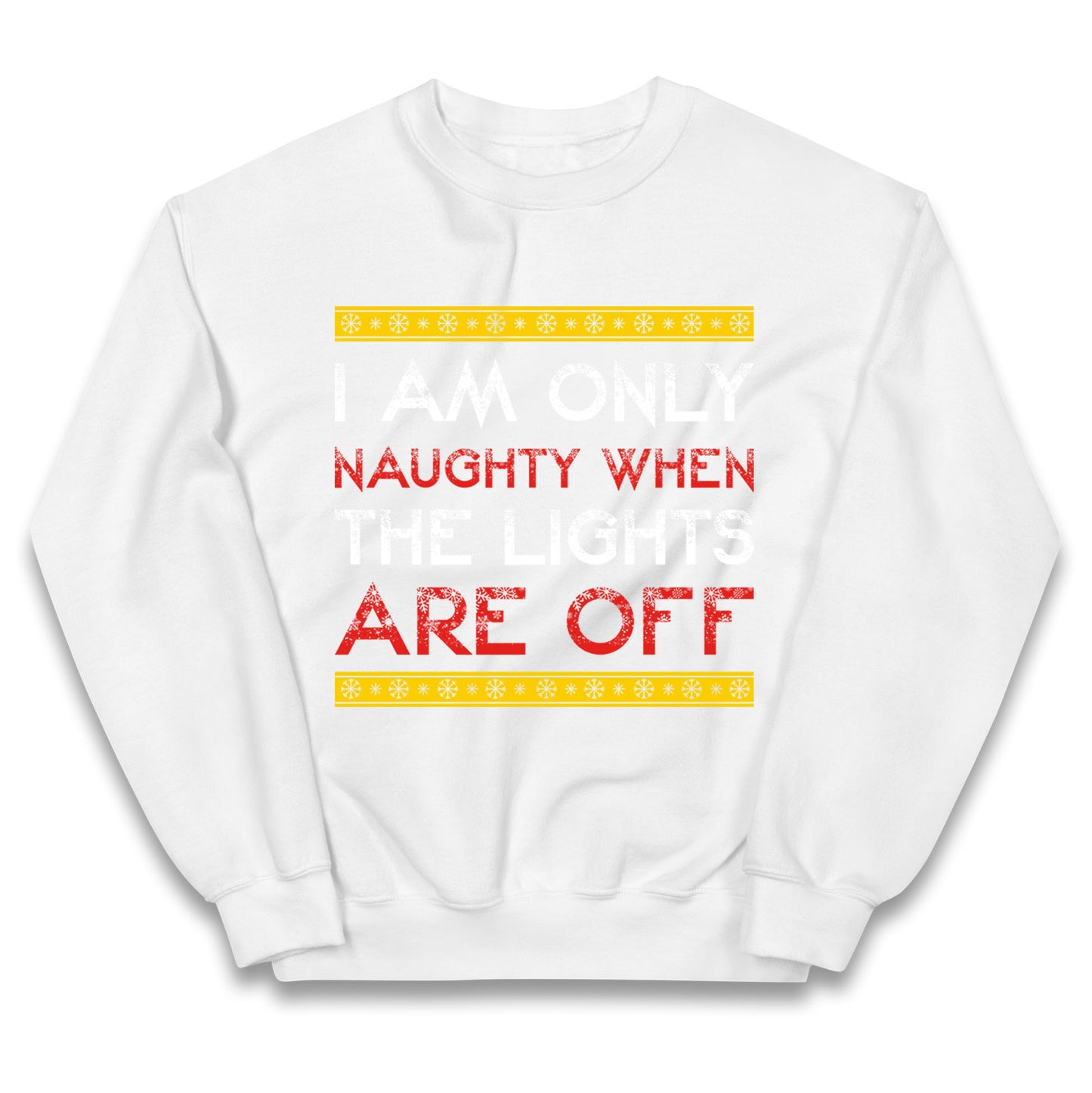 naughty christmas jumper
