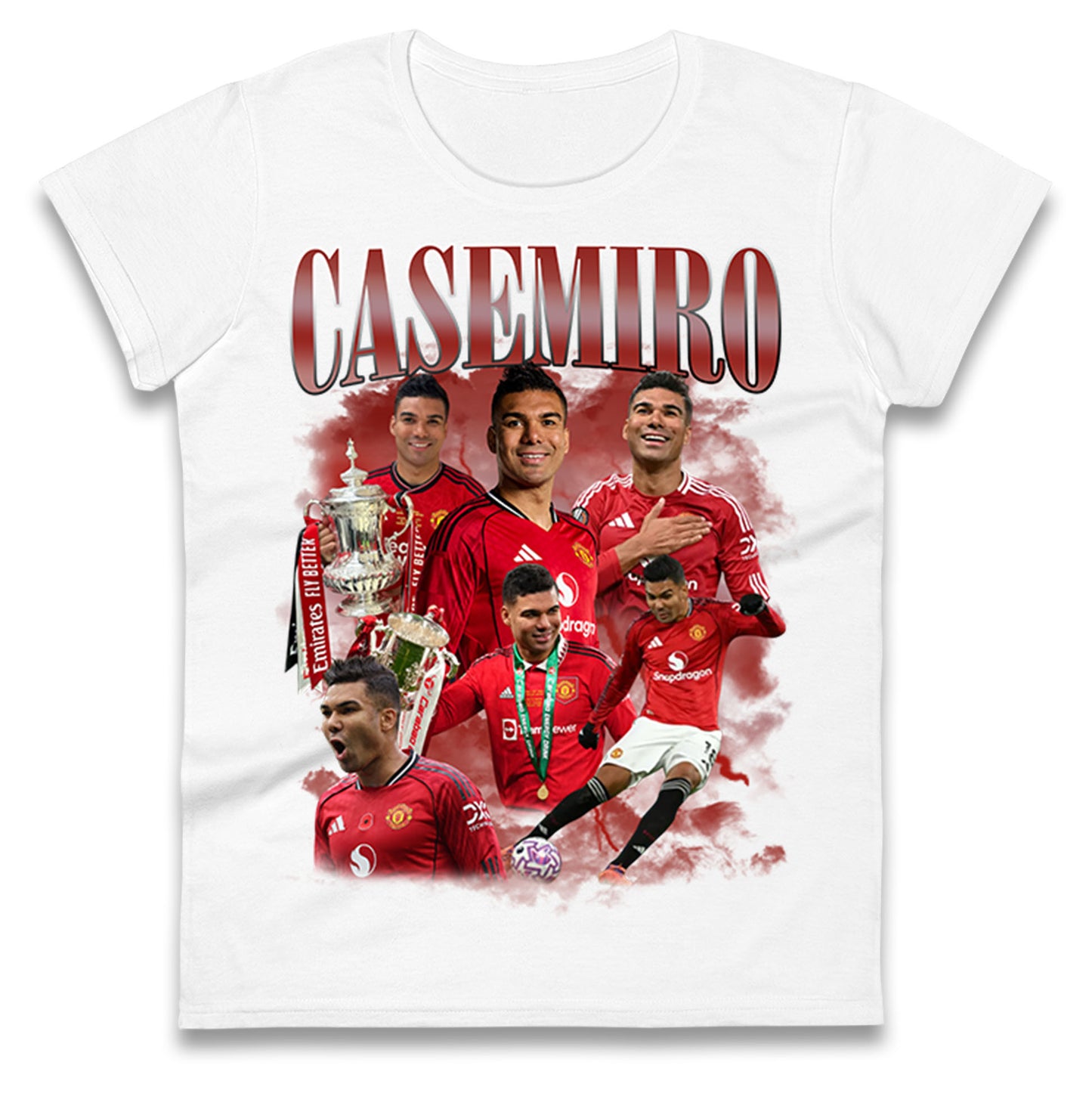 Casemiro Manchester United Ladies T Shirt
