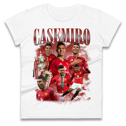 Casemiro Manchester United Ladies T Shirt