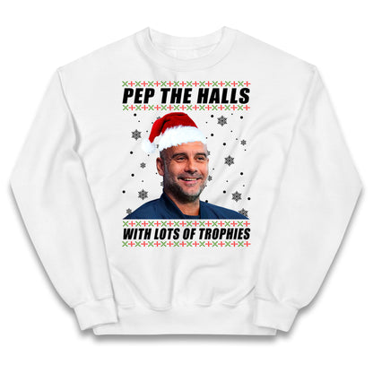 Pep Guardiola Christmas Kids Jumper